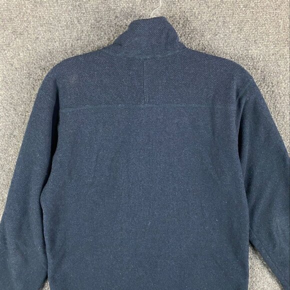 The North Face 1/4 Zip Pullover Men's Small Blue Fleece 100% Polyester - Picture 9 of 9
